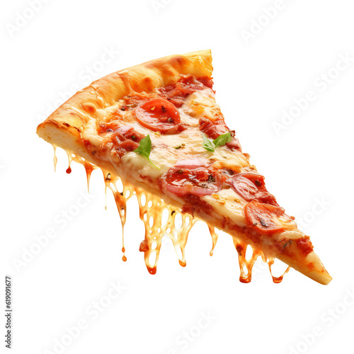 slice of pizza created with Generative AI