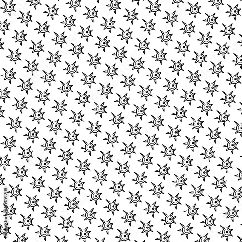 Wallpaper Mural Cartoon needle balls with eyes Torontodigital.ca