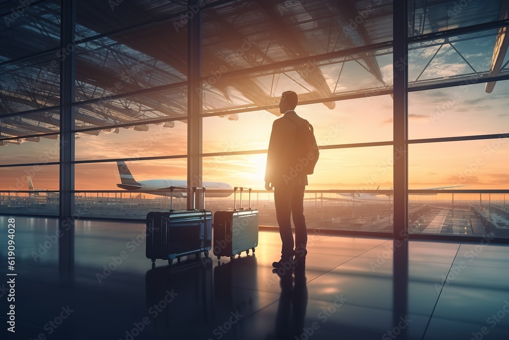 people at the airport AI generated. people at the airport AI generated.
