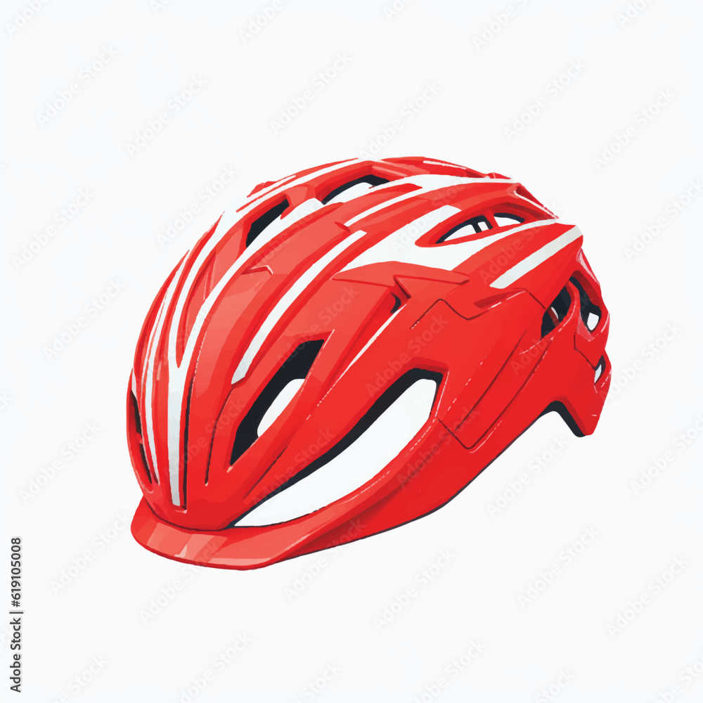 bicycle helmet vector illustration. bike helmet isolated on a white background bicycle helmet vector illustration. bike helmet isolated on a white background