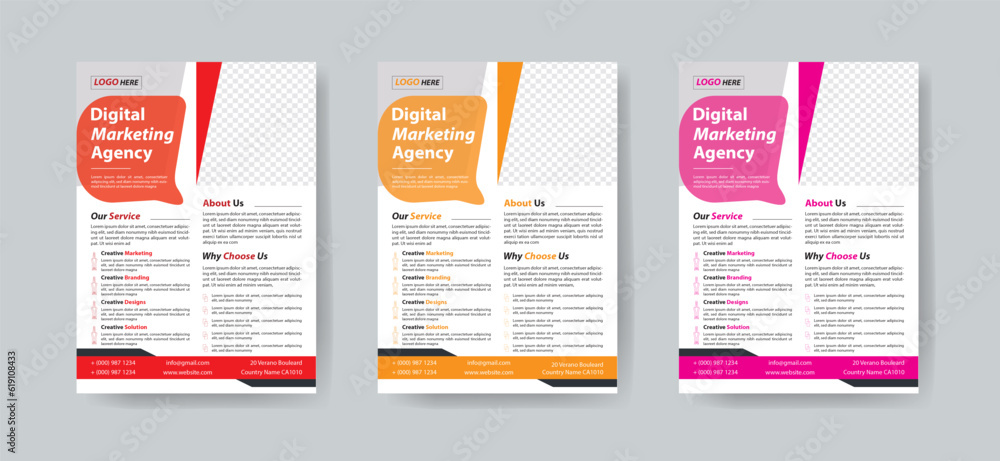 Corporate business flyer template design set with red & mangenta color. marketing, business proposal, promotion, advertise, publication, cover page. new digital marketing flyer set. Corporate business flyer template design set with red & mangenta color. marketing, business proposal, promotion, advertise, publication, cover page. new digital marketing flyer set.
