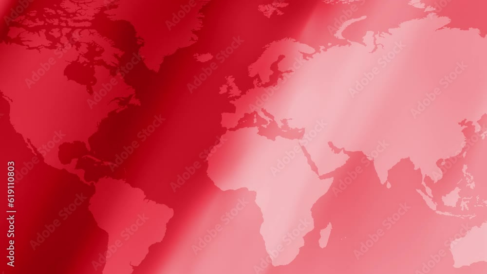 Digital media revolutionizes news reporting with a vibrant red world ...