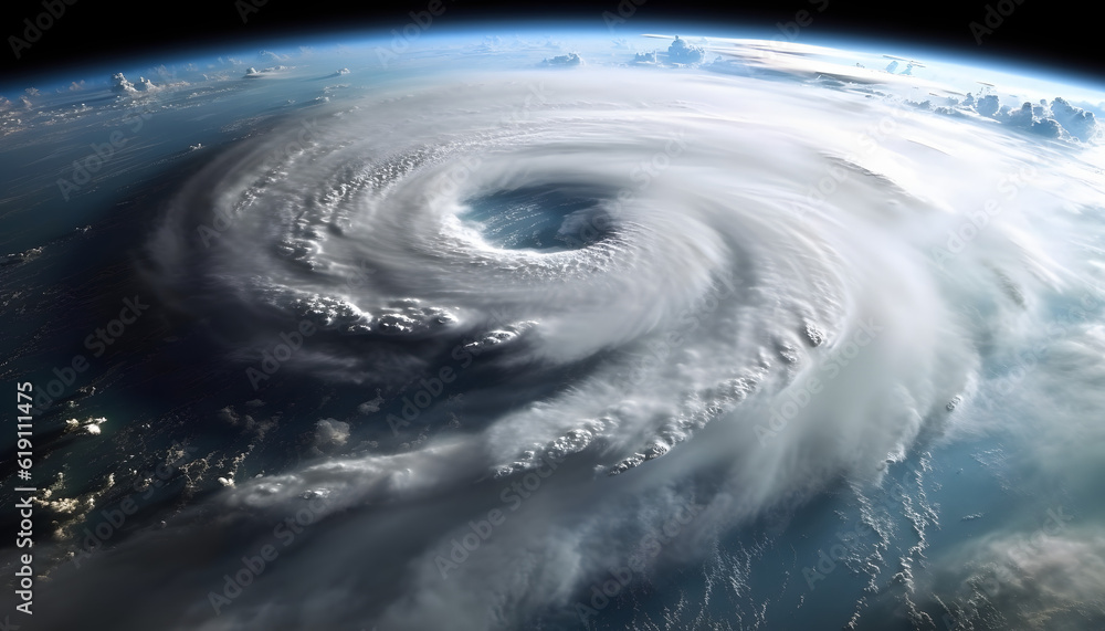 hurricane from space 
