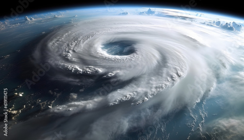 hurricane from space 