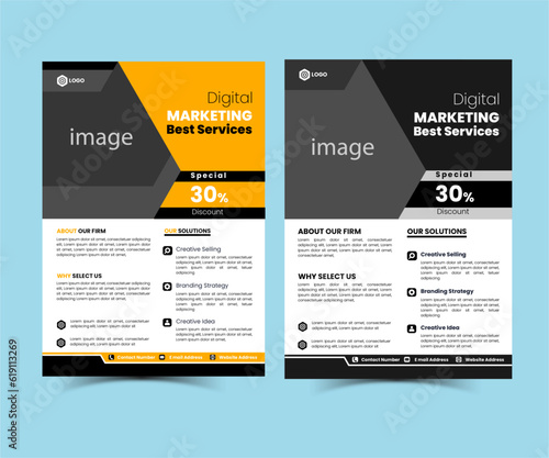 business flyer template, minimal flyer, print templates, Business promotion, poster presentation, a4 flyer, simple flyer