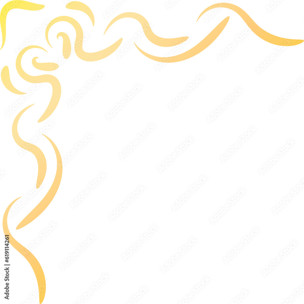 gold border corner gold border corner