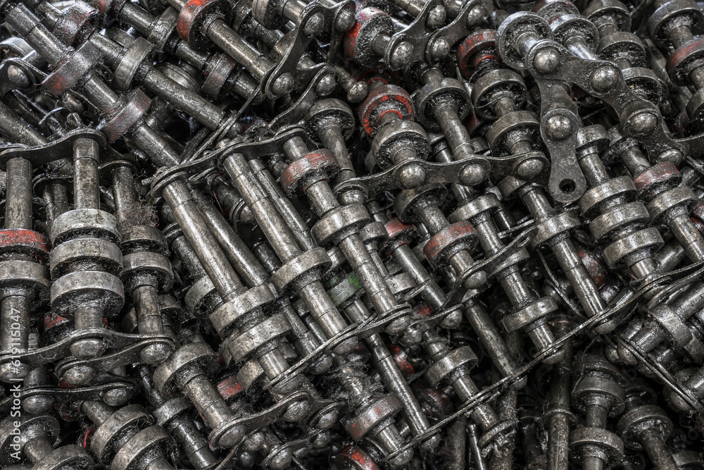 control index chains of a historic loom control index chains of a historic loom