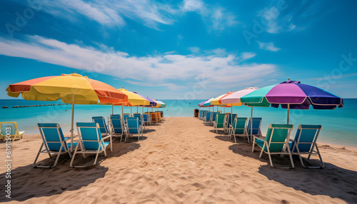 umbrellas on the beach