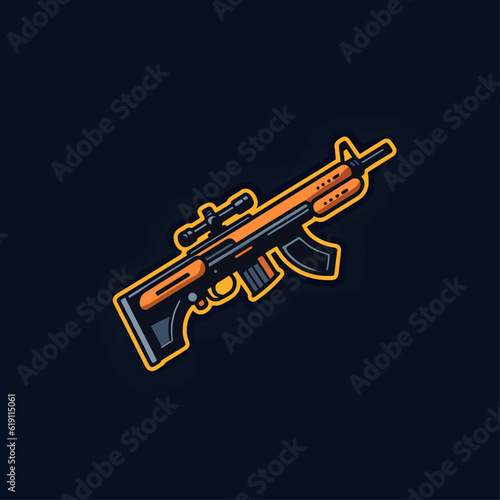 Video Game Gun Vector