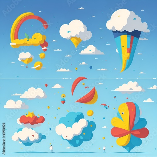 Photo of Colorful kites soaring high in the sky