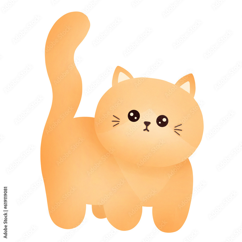 Obraz premium orange cat