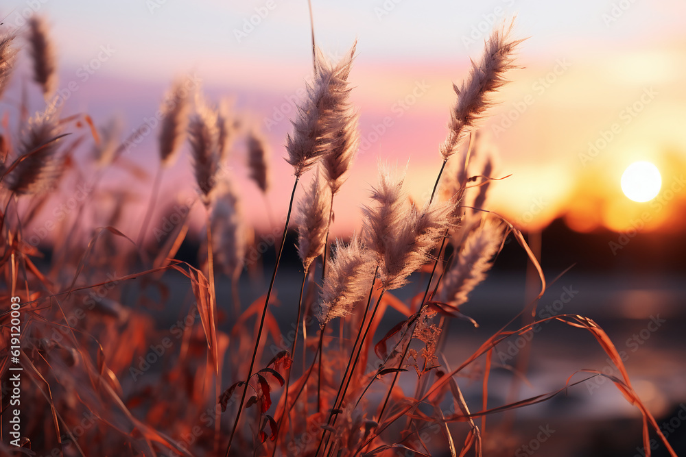 Blurred out of focus total blur photo of a stunning interpretation colourful grass chops. AI generative Blurred out of focus total blur photo of a stunning interpretation colourful grass chops. AI generative