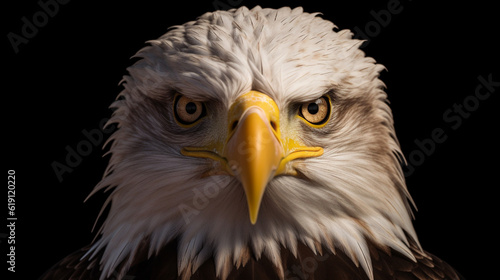 portrait of a eagle HD 8K wallpaper Stock Photographic Image