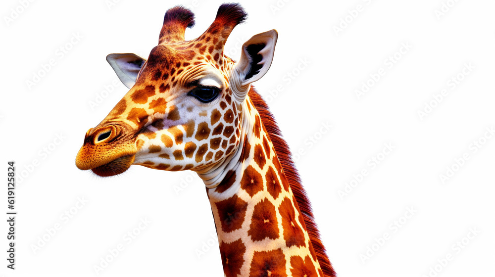 giraffe on white HD 8K wallpaper Stock Photographic Image giraffe on white HD 8K wallpaper Stock Photographic Image