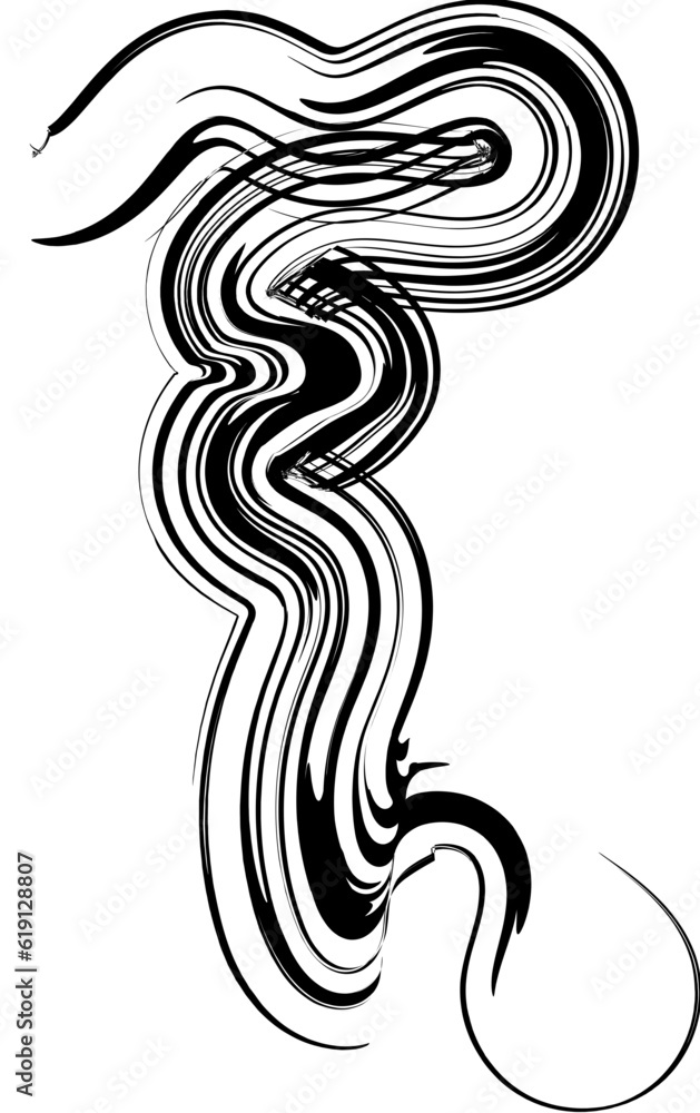 Fototapeta premium Graphic Brush Stroke 10