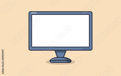 Computer vector design, technology icon