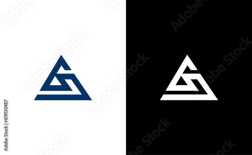abstract initials logo