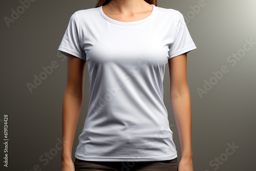 White t -shirt.generative ai