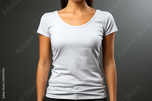 White t -shirt.generative ai