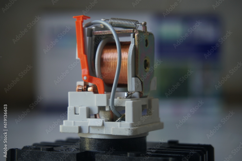 Fototapeta premium Electronic and electric parts