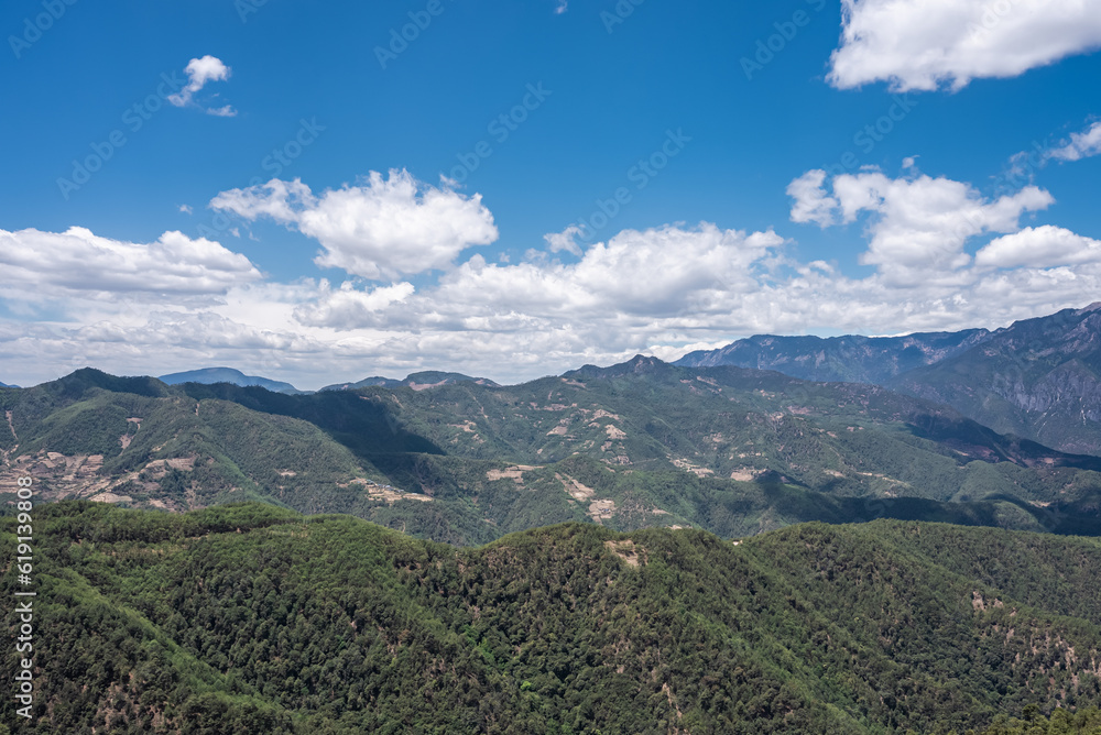 AerialphotographyofnaturalsceneryoftheYunnan-GuizhouPlateauinChina