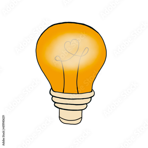 Round light bulb