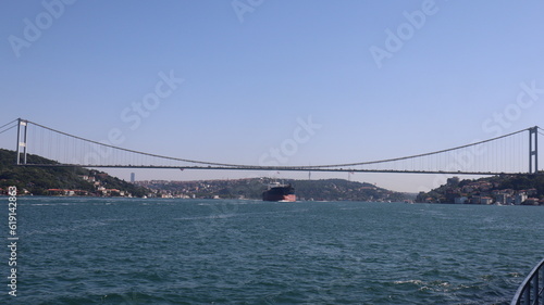 Ship in İstanbul Bosphorus Strait