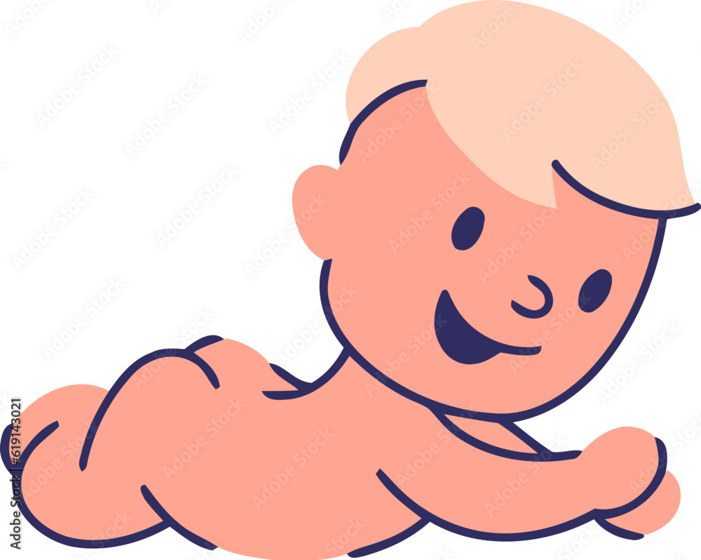 Cute Baby Prone Position Cute Baby Prone Position