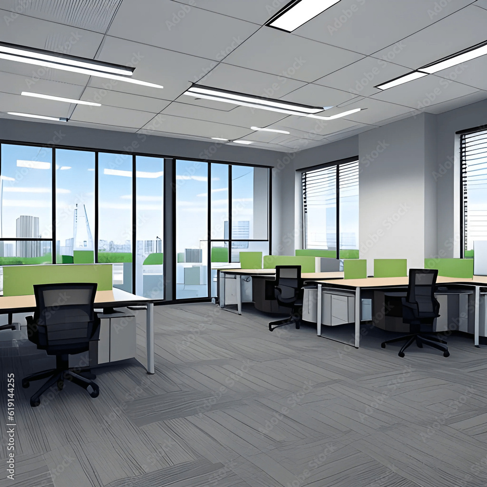 Fototapeta premium office rooms 