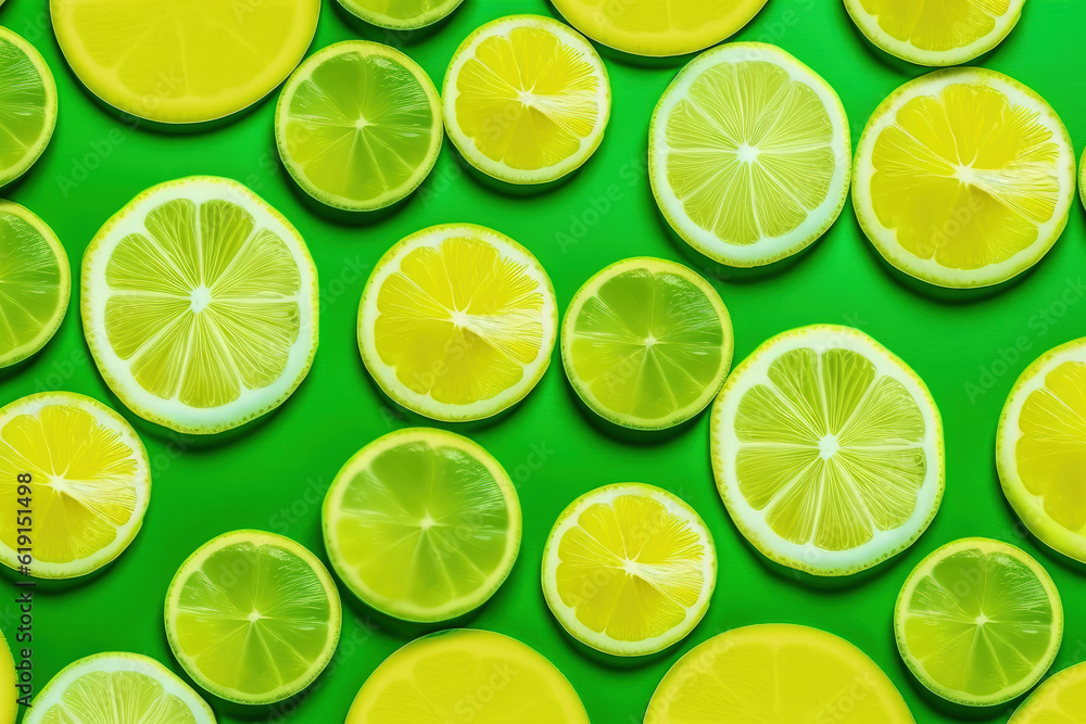 Zesty Delights: Lemon Slices Pattern Unleashed