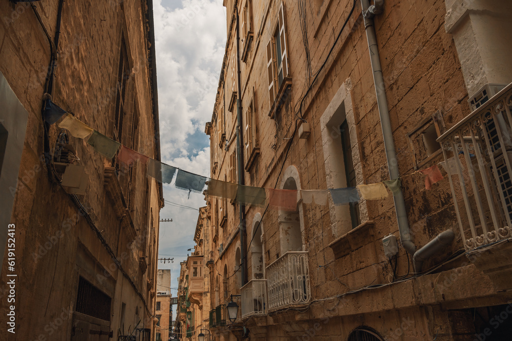 streets of Valletta, Malta