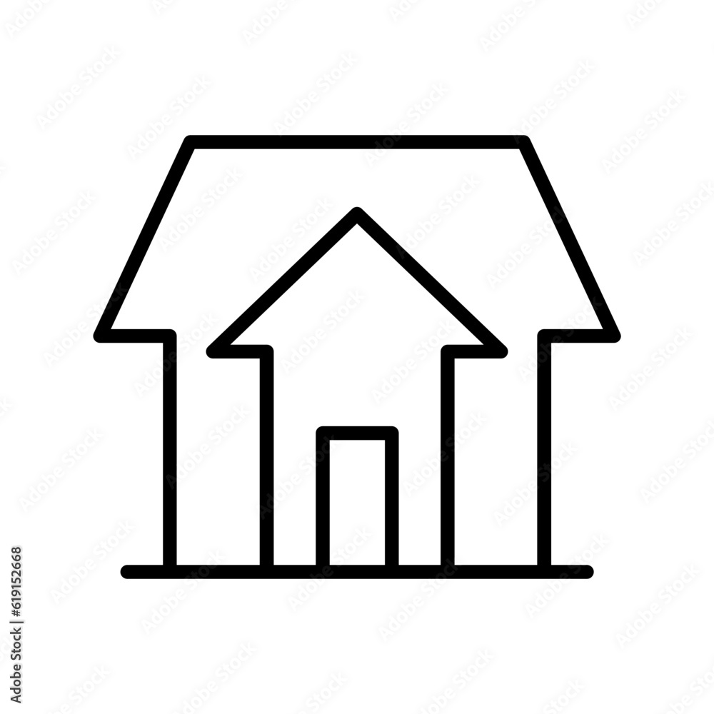 Business Properties Business and Finance icon with black outline style. apartment, building, rent, architecture, residential, real estate, location. Vector illustration Business Properties Business and Finance icon with black outline style. apartment, building, rent, architecture, residential, real estate, location. Vector illustration