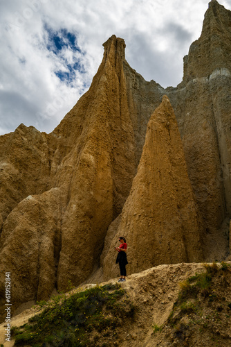 hiker in the mountains