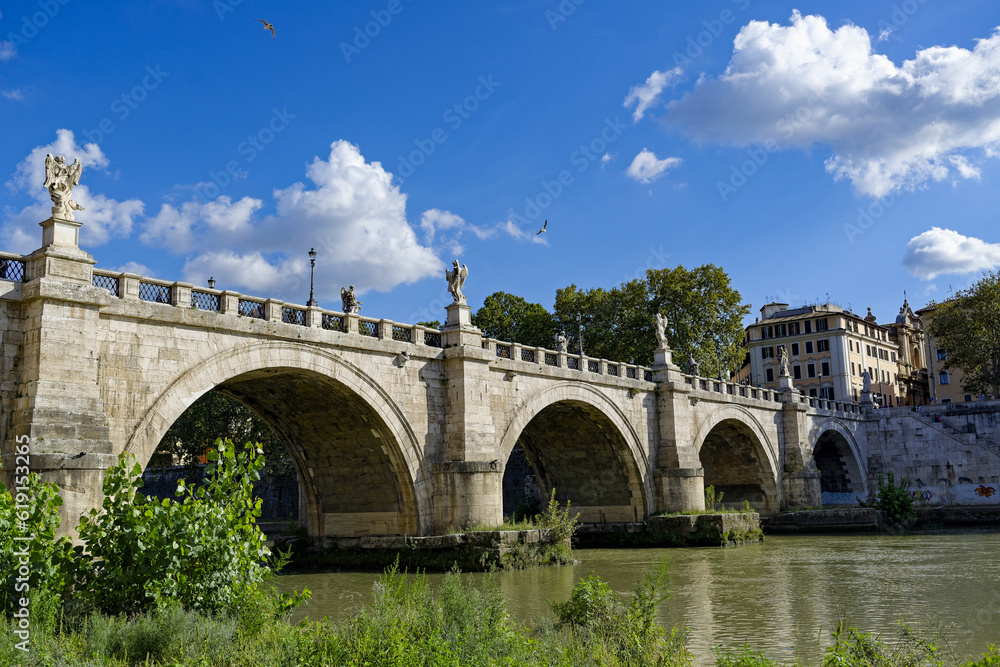 Le pont Sant'Angelo à rome