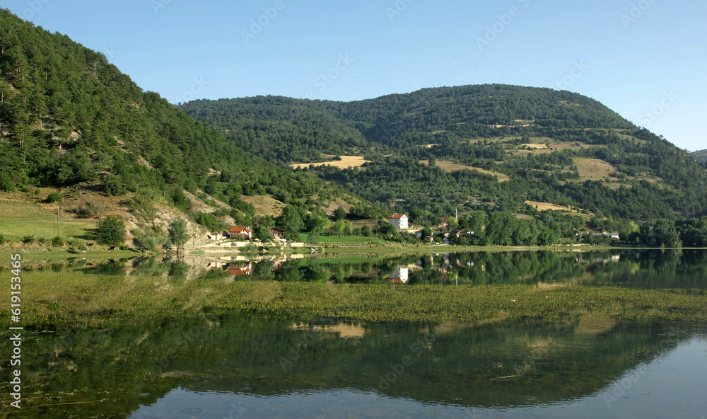 In the city of Bolu, Turkey, Cubuk Lake is one of the important natural areas of the country.