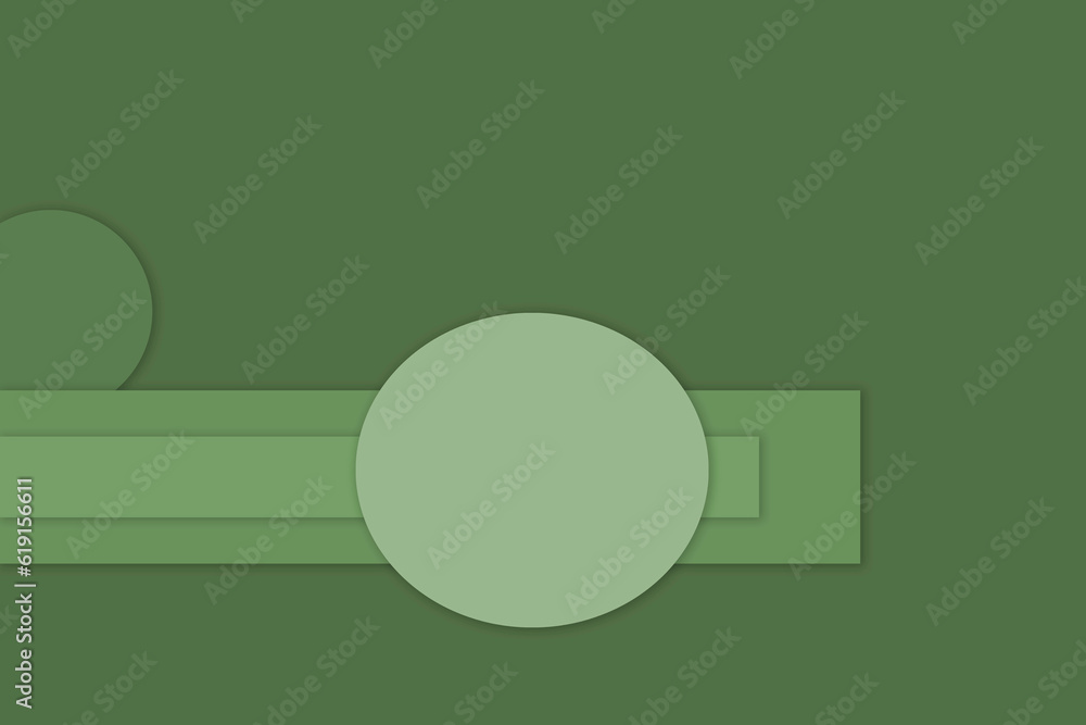 Geometric abstract background with shadow paper cut layers