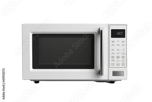 kitchen Microwave, Transparent background. generative AI