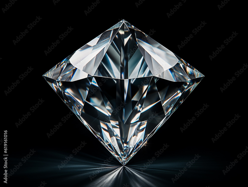 Diamant vu de face Diamant vu de face
