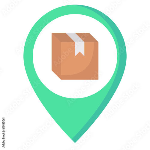 package location flat icon