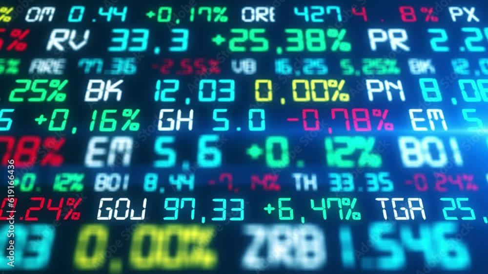 Beautiful Stock market background looped Beautiful Stock market background looped