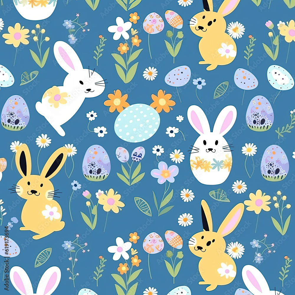 easter seamless pattern easter seamless pattern