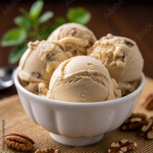 walnut flavored ice cream