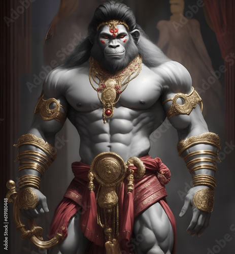 Hanuman forse in Ramayana photo