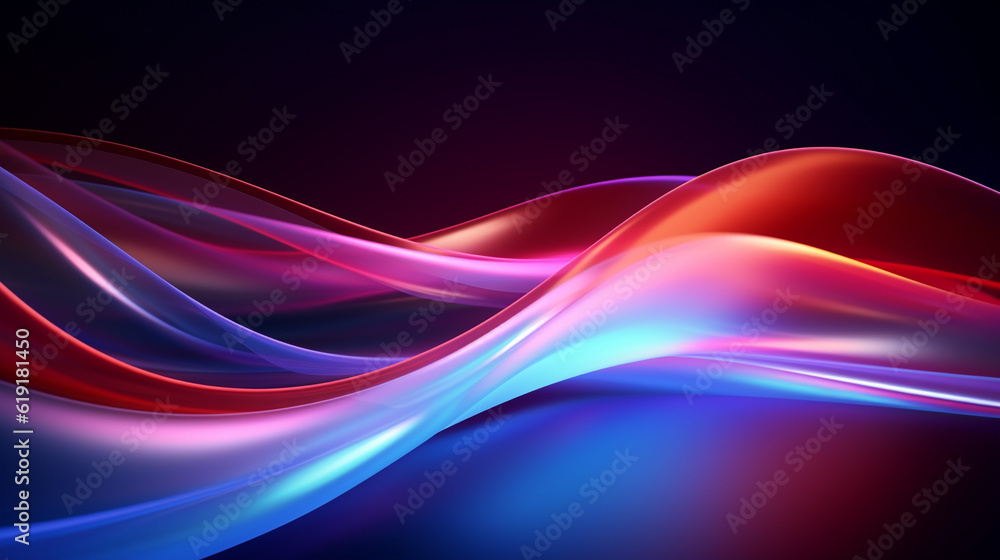 abstract background with glowing wavy lines in blue and red colors abstract background with glowing wavy lines in blue and red colors