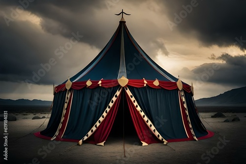 circus tent in the circus