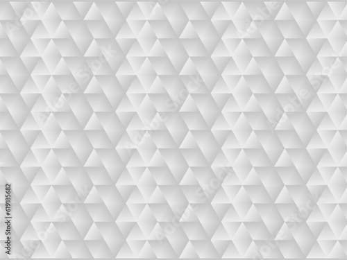 Geometric pattern of gray triangles. Abstract light pastel background. Gray mosaic. Vector illustration © Natalia