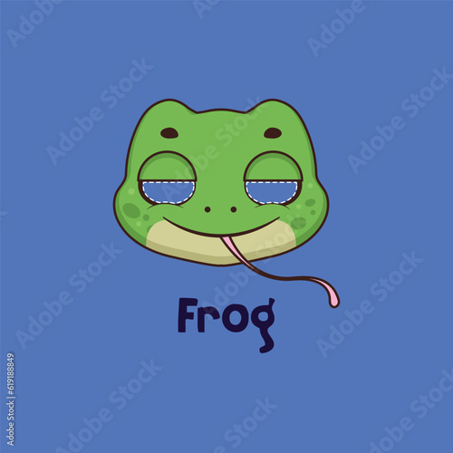 Frog mask for costume party, Halloween, various festivities