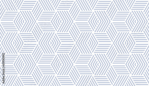 Abstract Seamless Geometric Pattern. Striped Lines Texture.