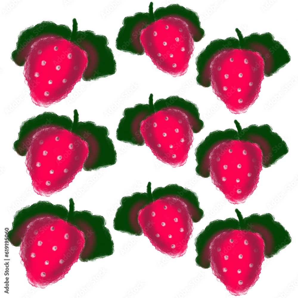 seamless pattern with strawberries seamless pattern with strawberries