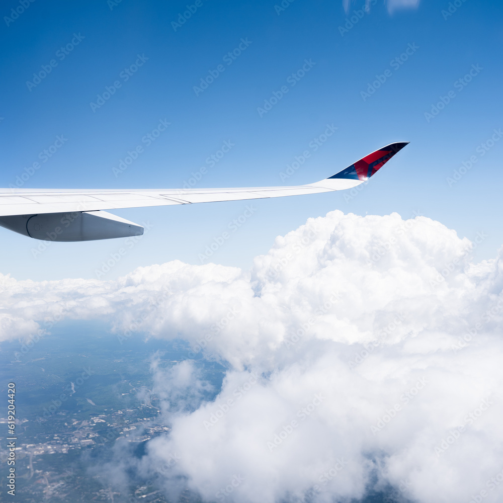 Fototapeta premium airplane in the sky